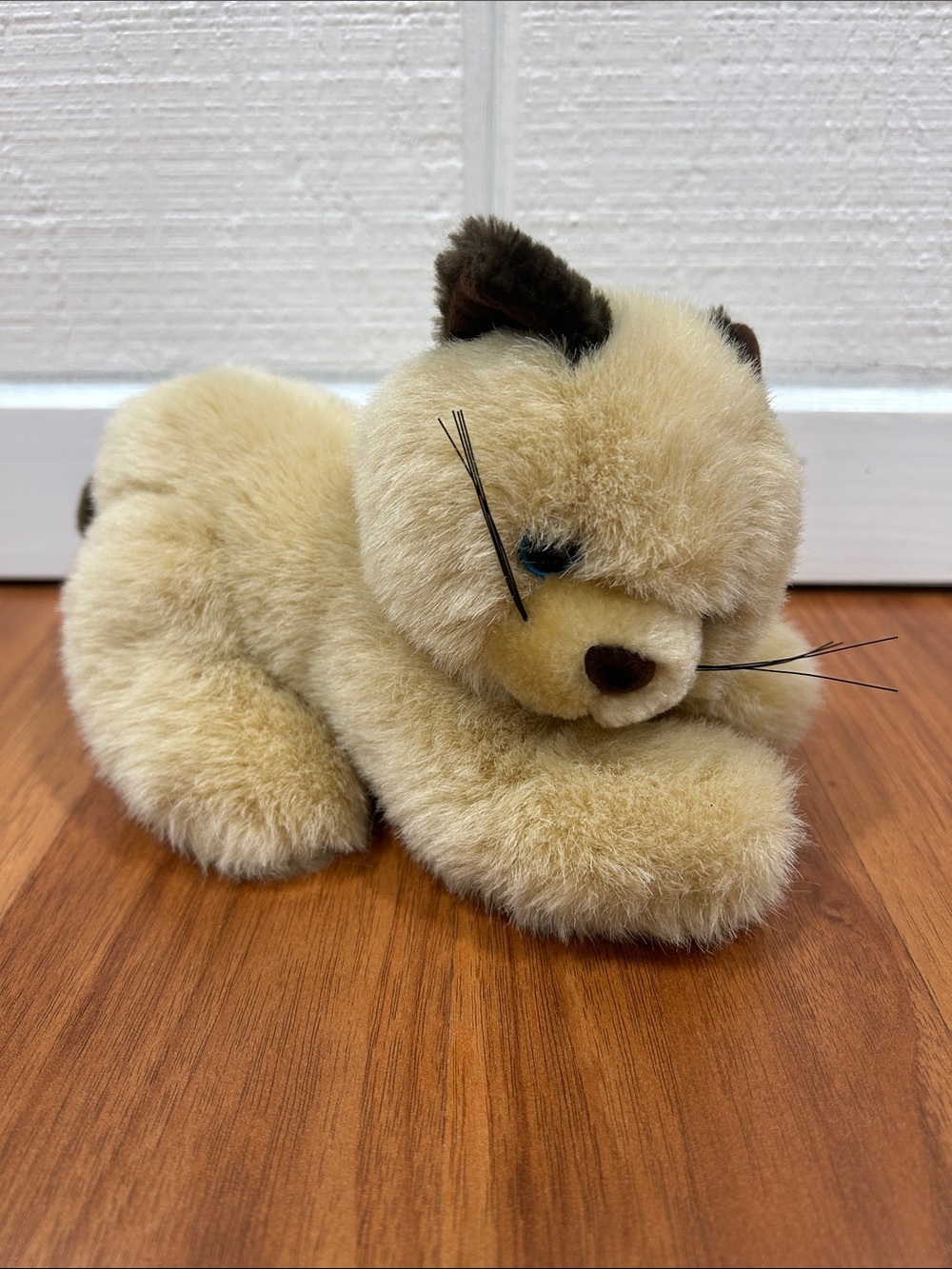 Plush Cream Cat Stuffed Animal - Soft Snuggly Toy
